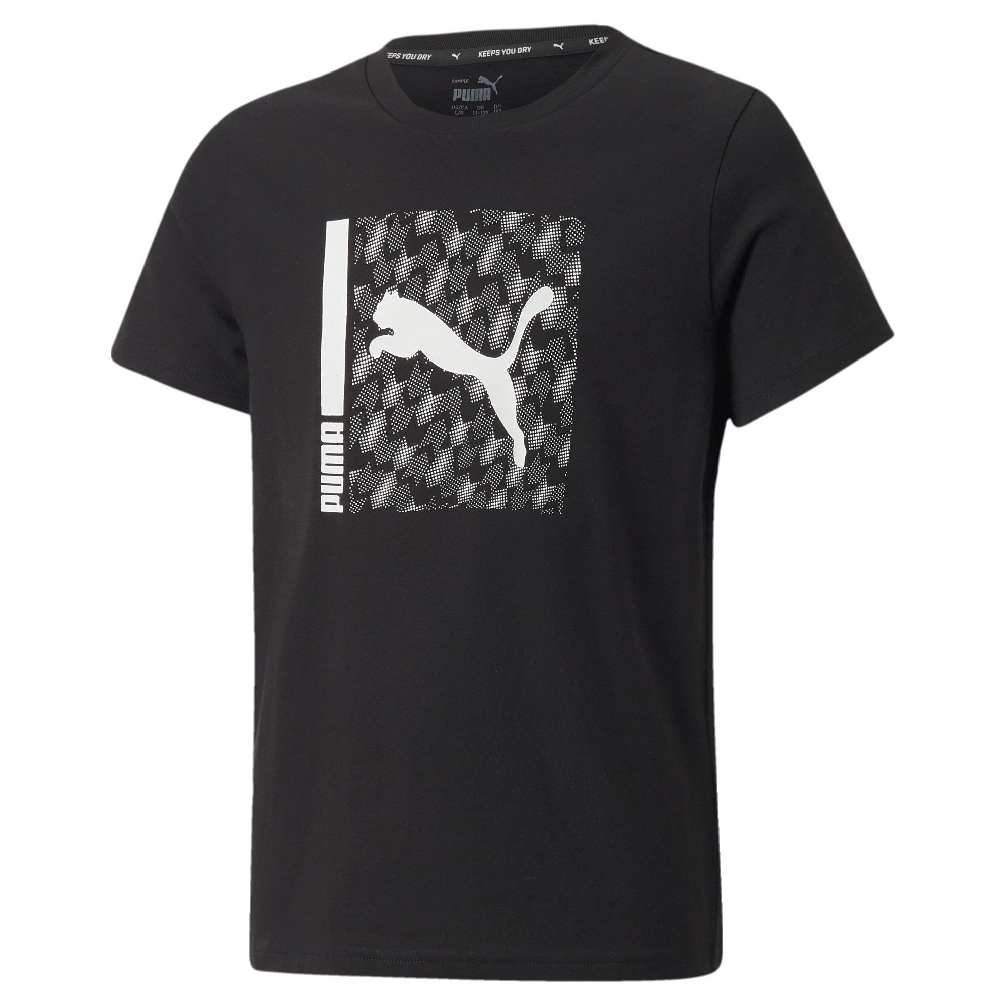 T shirt cheap puma bambino nero