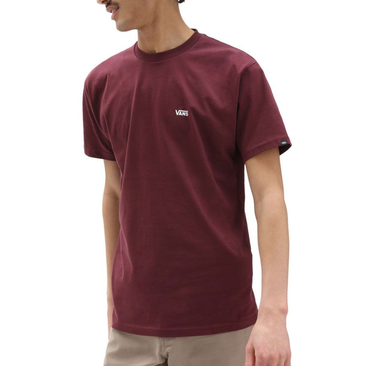 Vans t 2024 shirt bordeaux