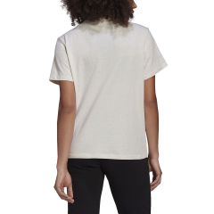 Adidas T-Shirt Tee Off White Melange da Donna