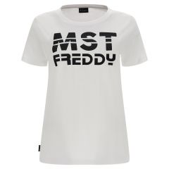 Freddy T-shirt in jersey con stampa MST FREDDY a contrasto colore Bianco
