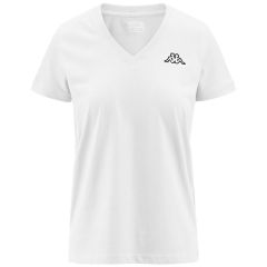 Kappa T-Shirt Cabou Logo Bianca da Donna