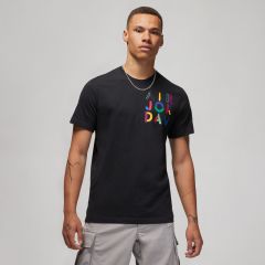 Nike T-Shirt Jordan Brand GFX SS Crew 4 Nera da Uomo