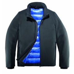 Zero Rh+ Jacket Morphic Grigio con interno Blu
