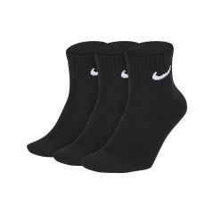 Nike Everyday Lightweight Ankle 3ppk Socks Black