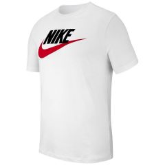 Nike T-Shirt Man Icon Futura White-Red