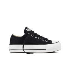 Converse Chuck Taylor All Star Platform Canvas Low Top Nere