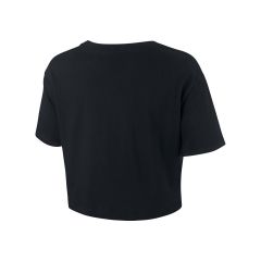 Nike T-shirt Sportswear Essential Cropped Black da Donna