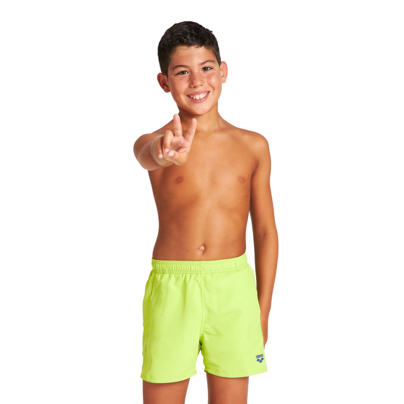 Arena Boxer Fundamental Junior Fluorescent Yellow for Kids