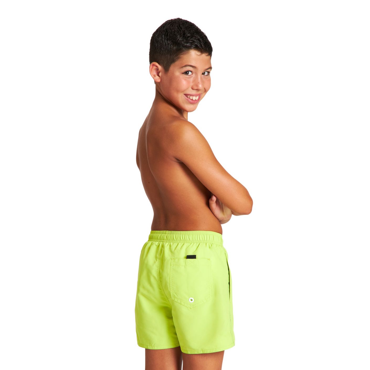 Arena Boxer Fundamental Junior Fluorescent Yellow for Kids