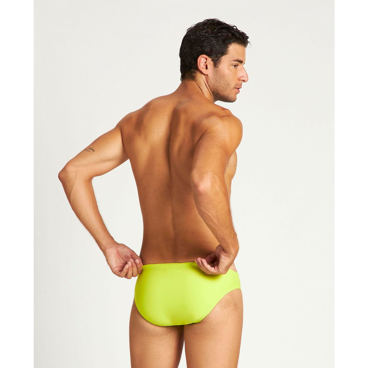 Arena Costume Santamarias Brief Green Fluorescent for Men