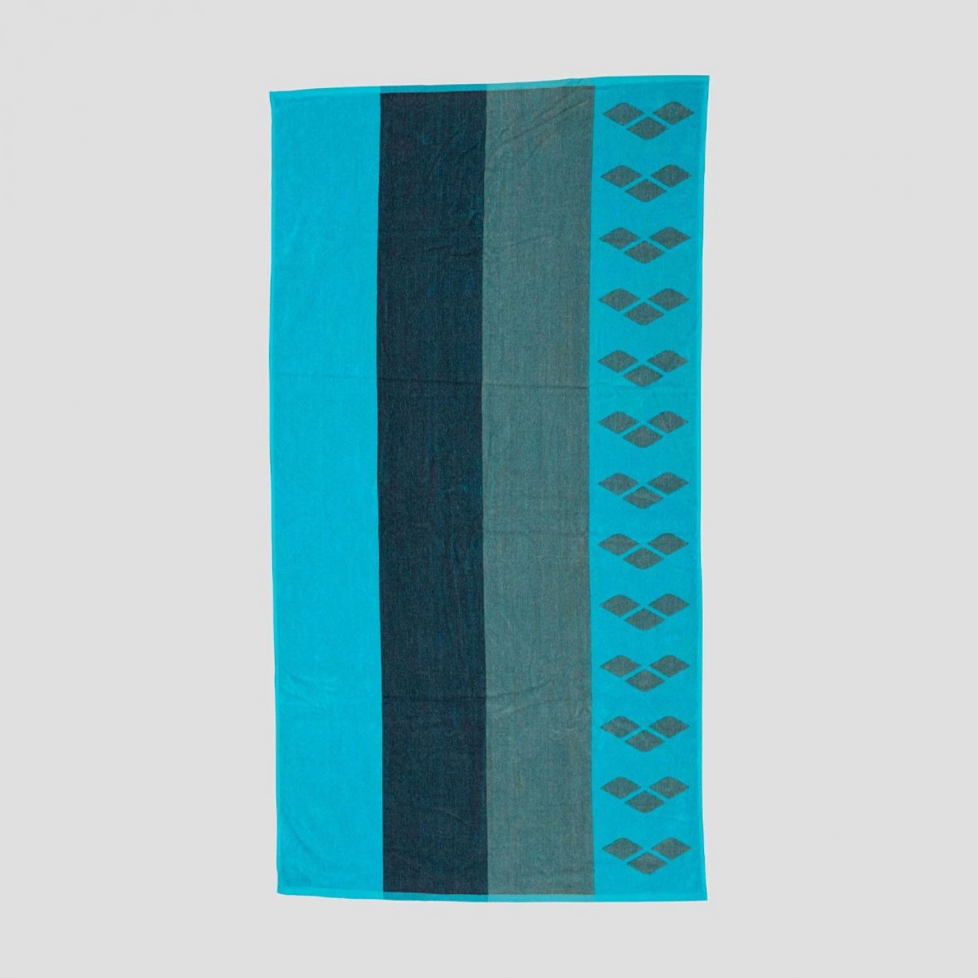 Arena Beach Multistripes Towel Grigio-Azzurro