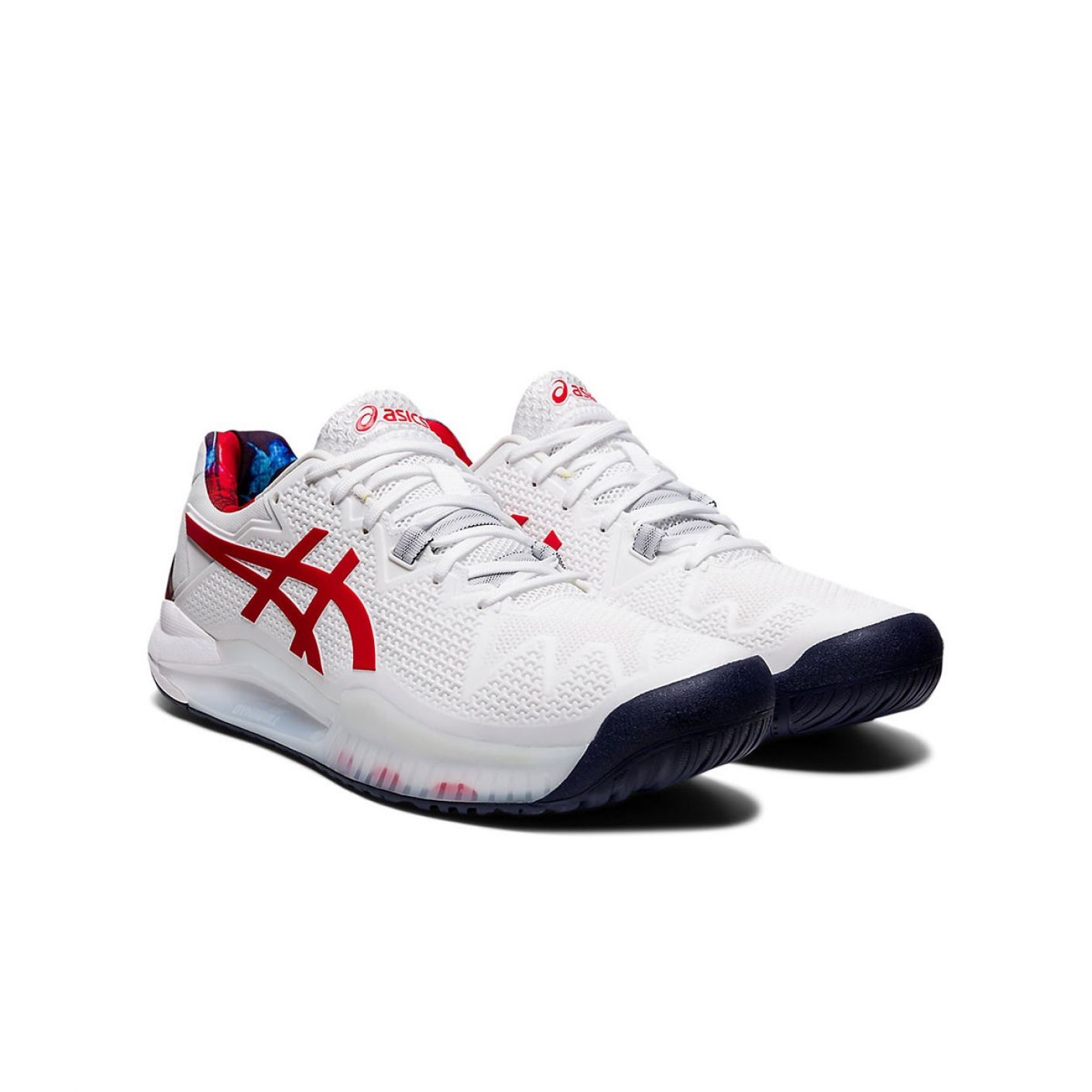 Asics Gel Resolution 8 L.e. White Classic Red