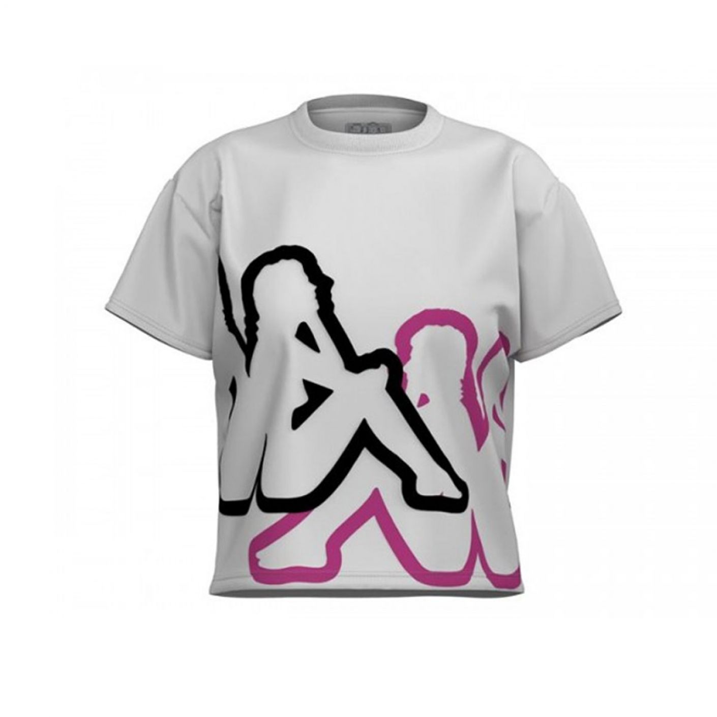 Kappa T-shirt Chem White Violet