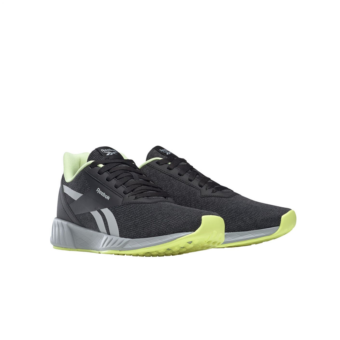 Reebok Lite Plus 2.0 Black Grey Energy Glow