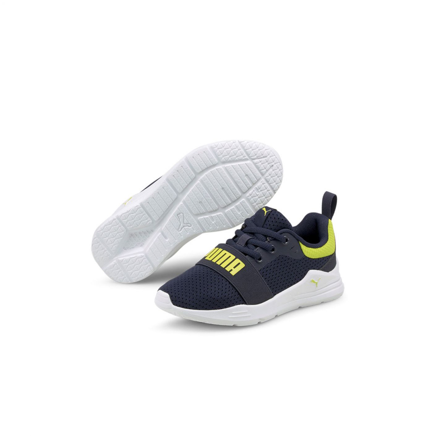 Puma Wired Run Ps Peacoat-Sulfur Spring