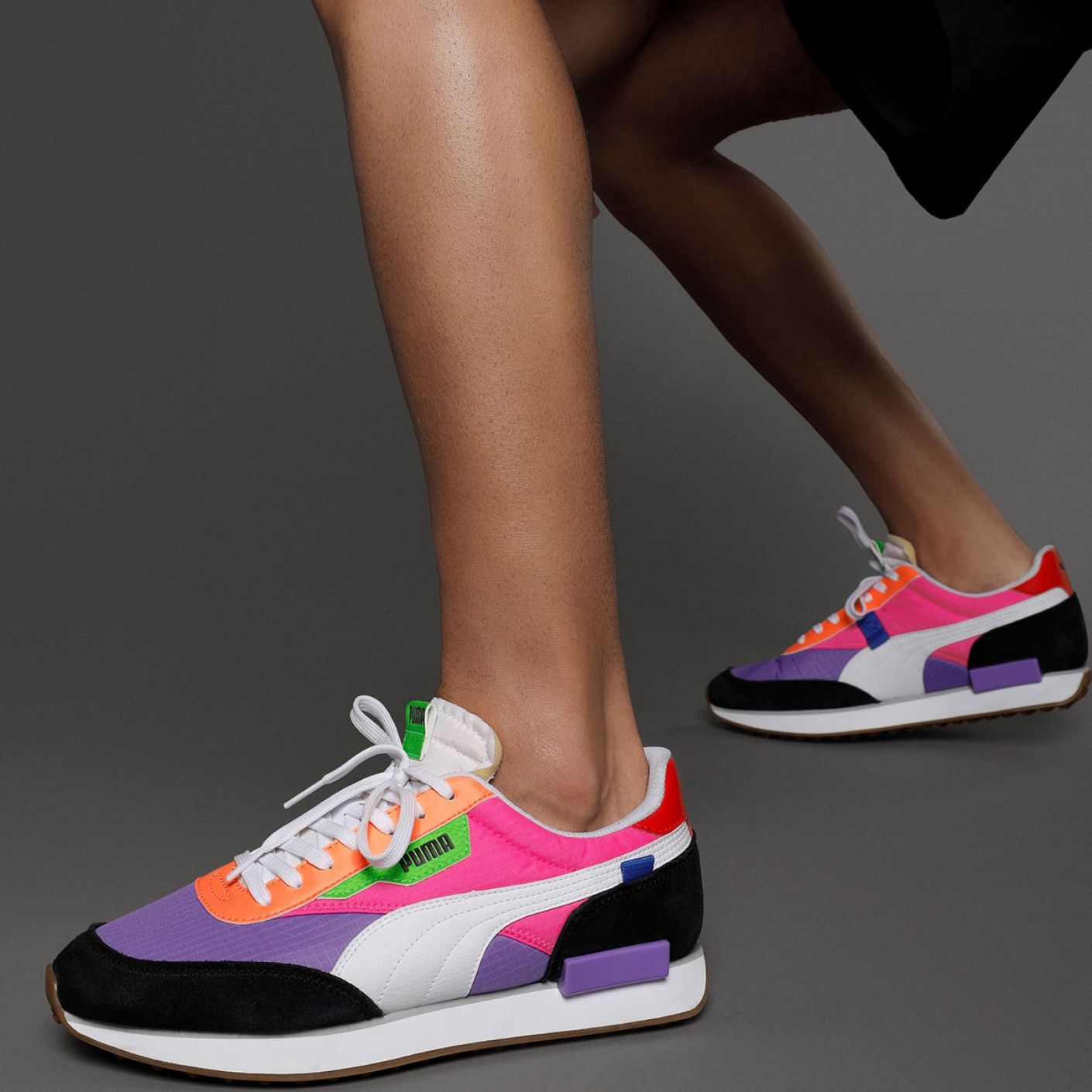 Puma Future Rider Play On Luminous Purple Fluo Pink