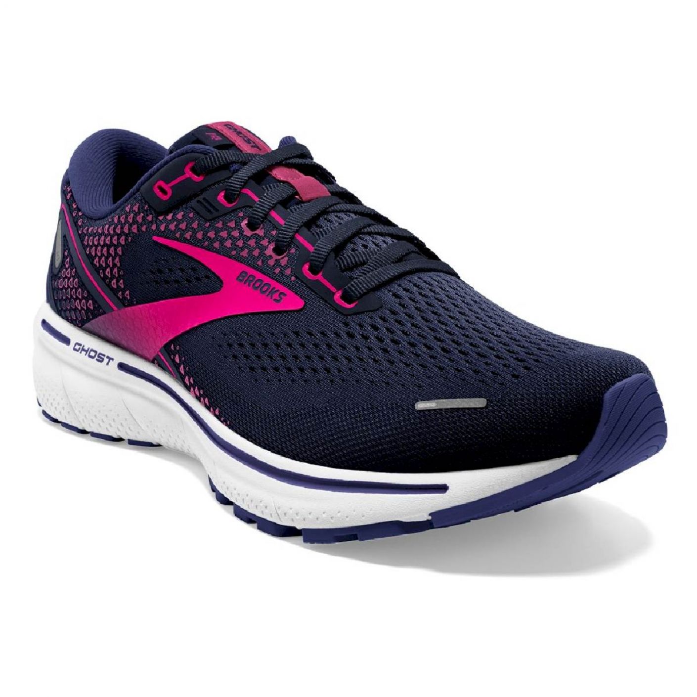 Brooks Ghost 14 Peacoat Pink White for Women