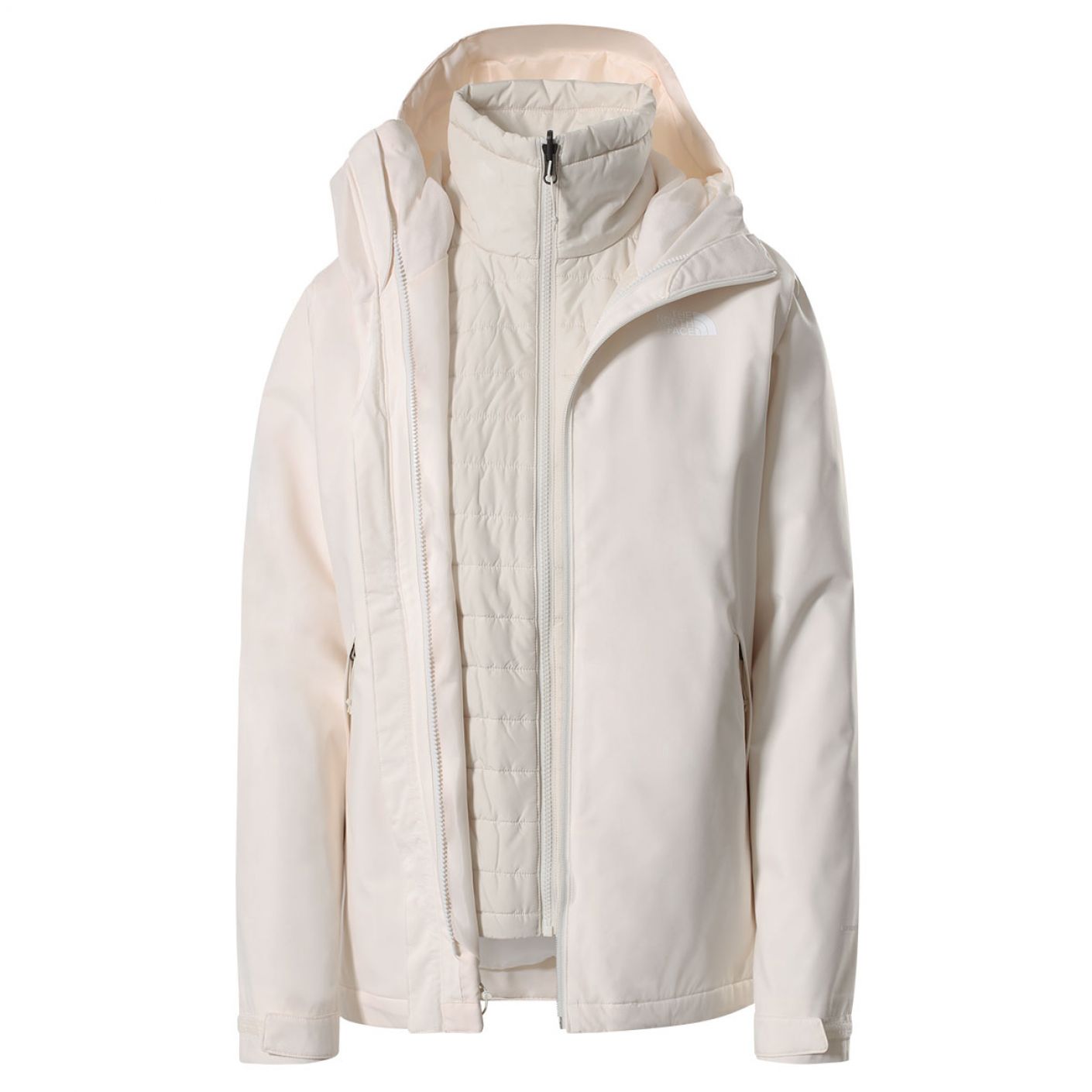 The North Face Carto Triclimate Jacket Donna Gardenia White-Vintage White