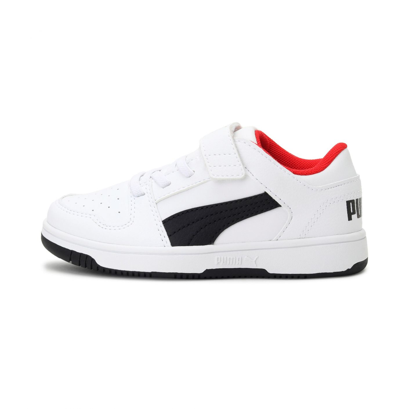 Puma Rebound Layup Lo Sl Velcro Child White