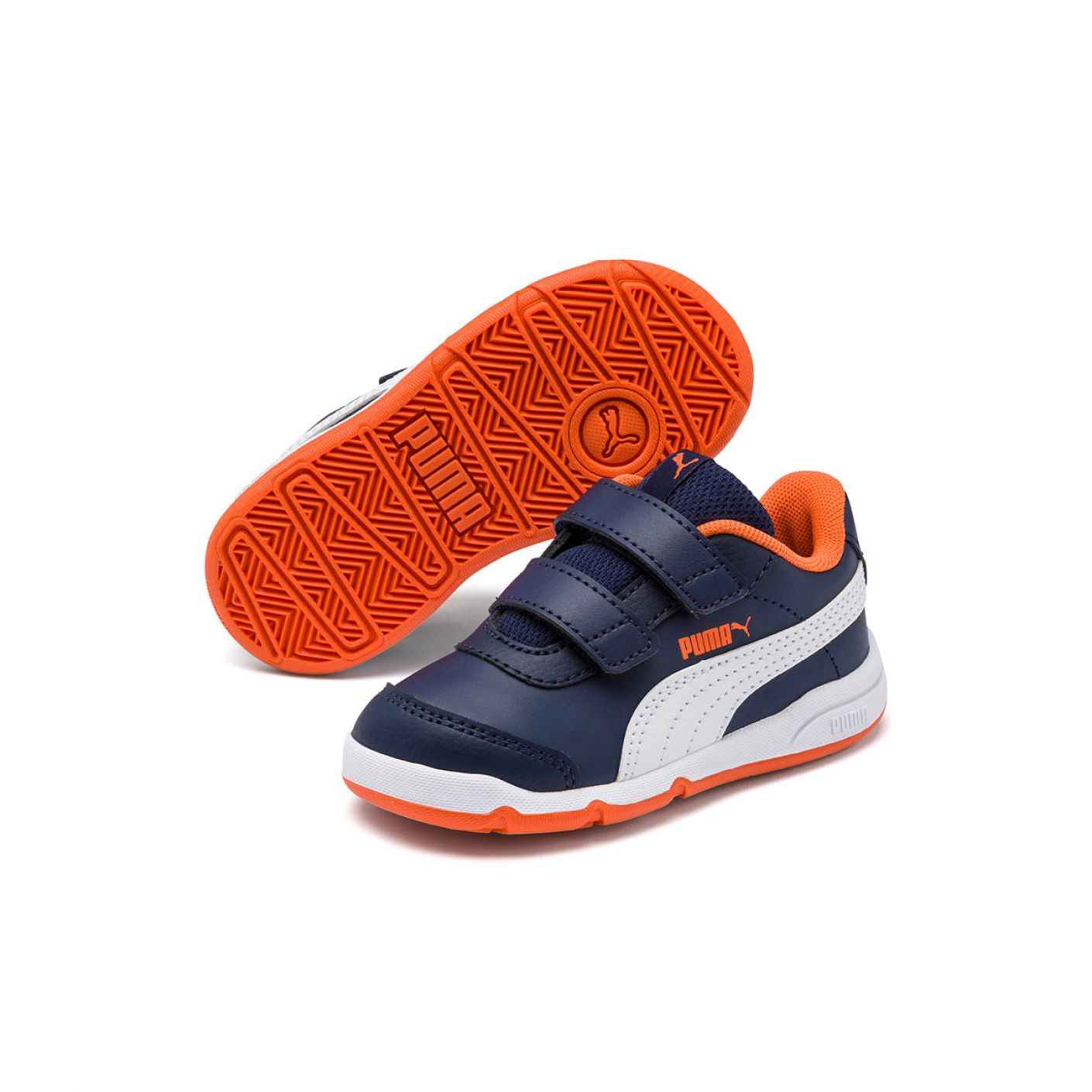 Puma Stepfleex 2 Sl VE V Kleinkinder Peacot-White-Firecracker