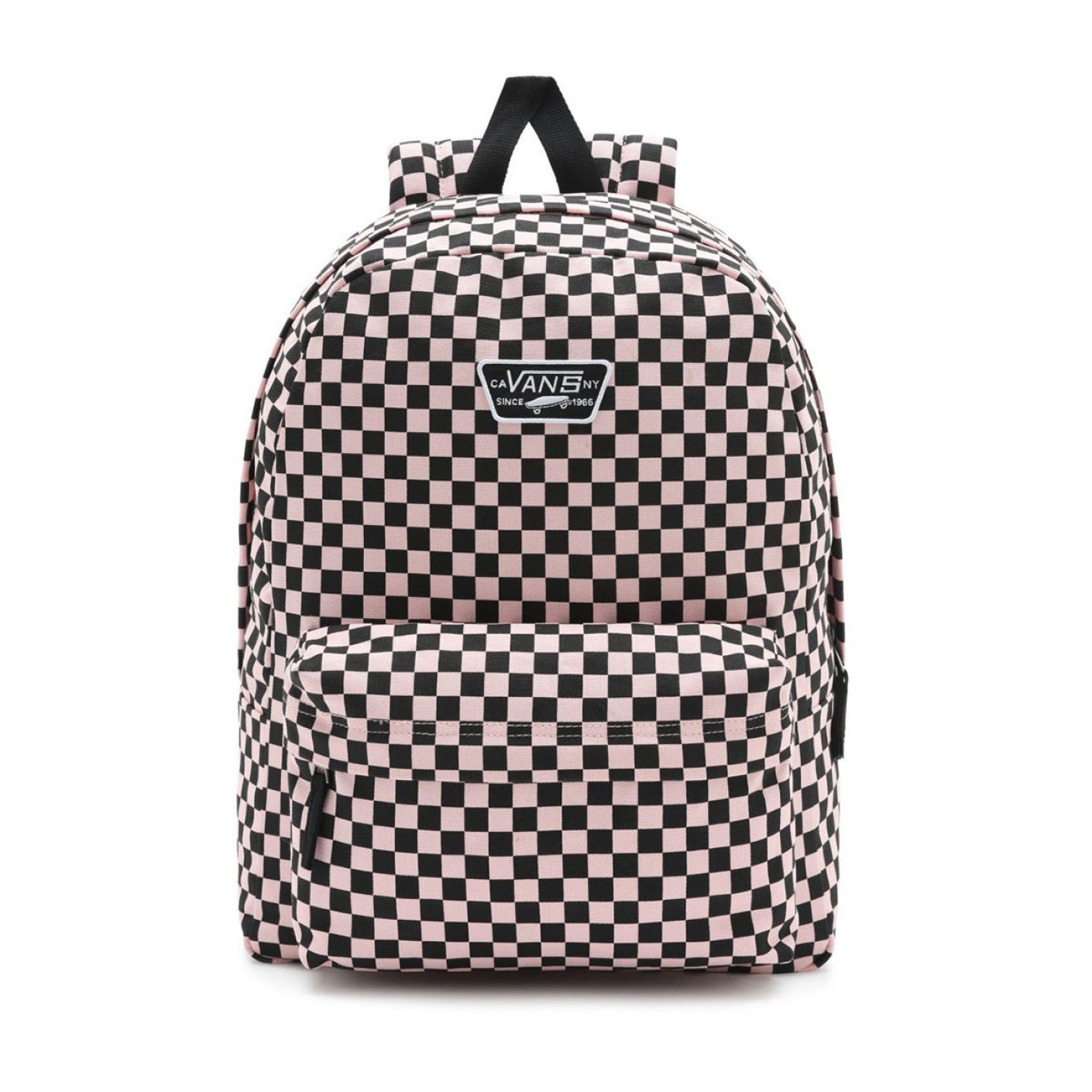 Pink checkered vans bag best sale