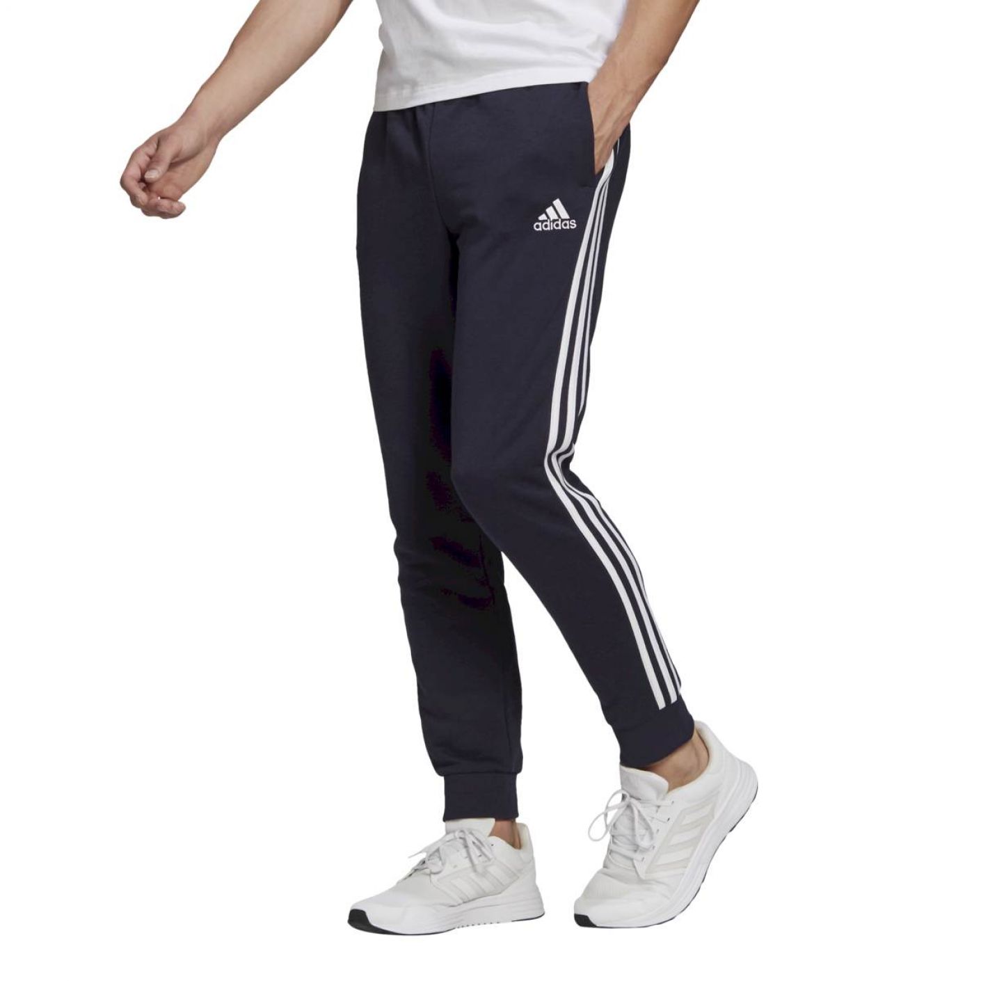Adidas Essentials Tapered Cuff 3 Stripes Pants