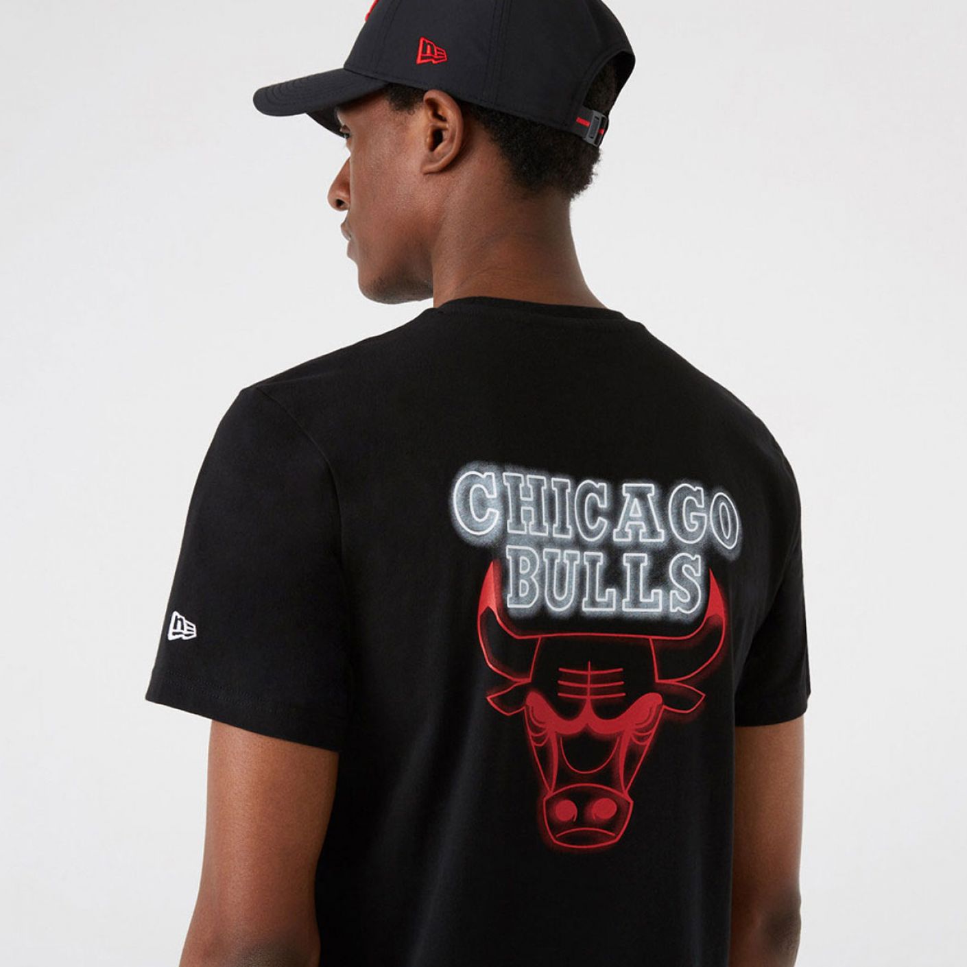 New Era T-shirt Chicago Bulls NBA Neon Nera