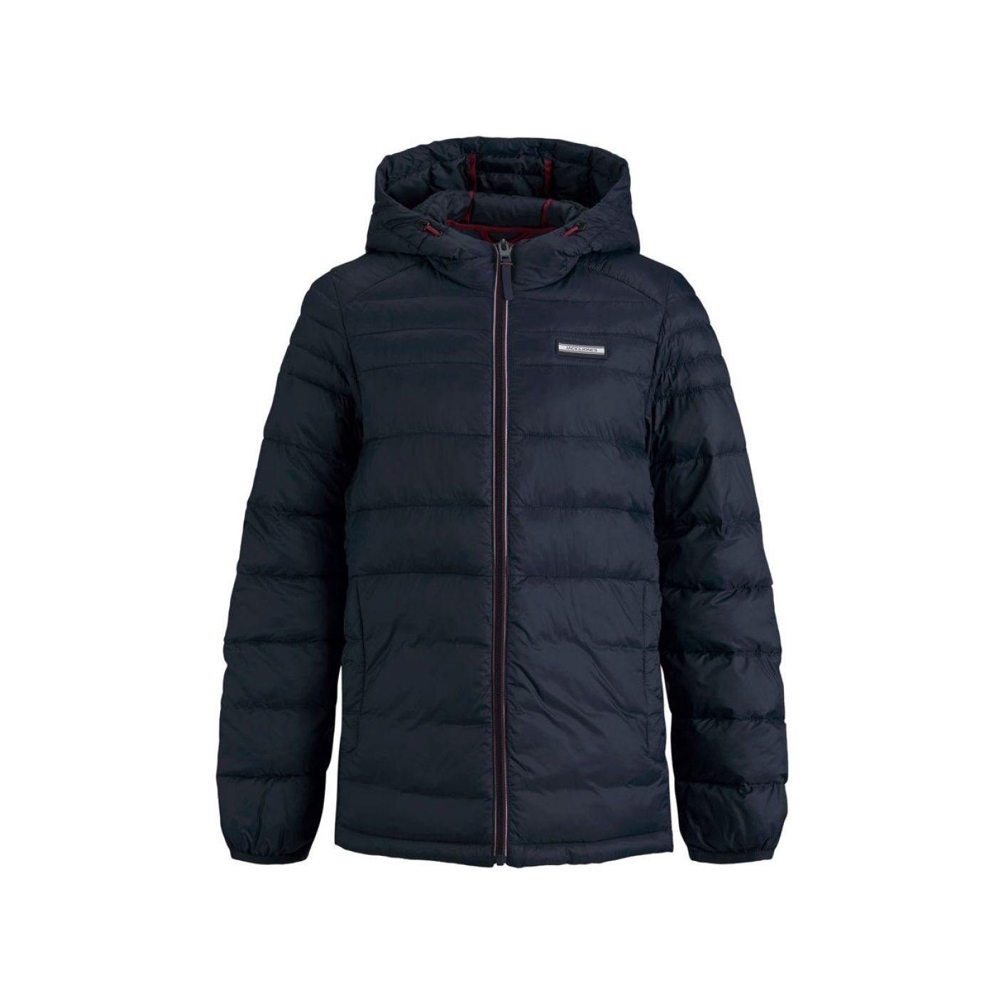 Jack & Jones – Wattierte Kapuzenjacke für Jungen in Blau 