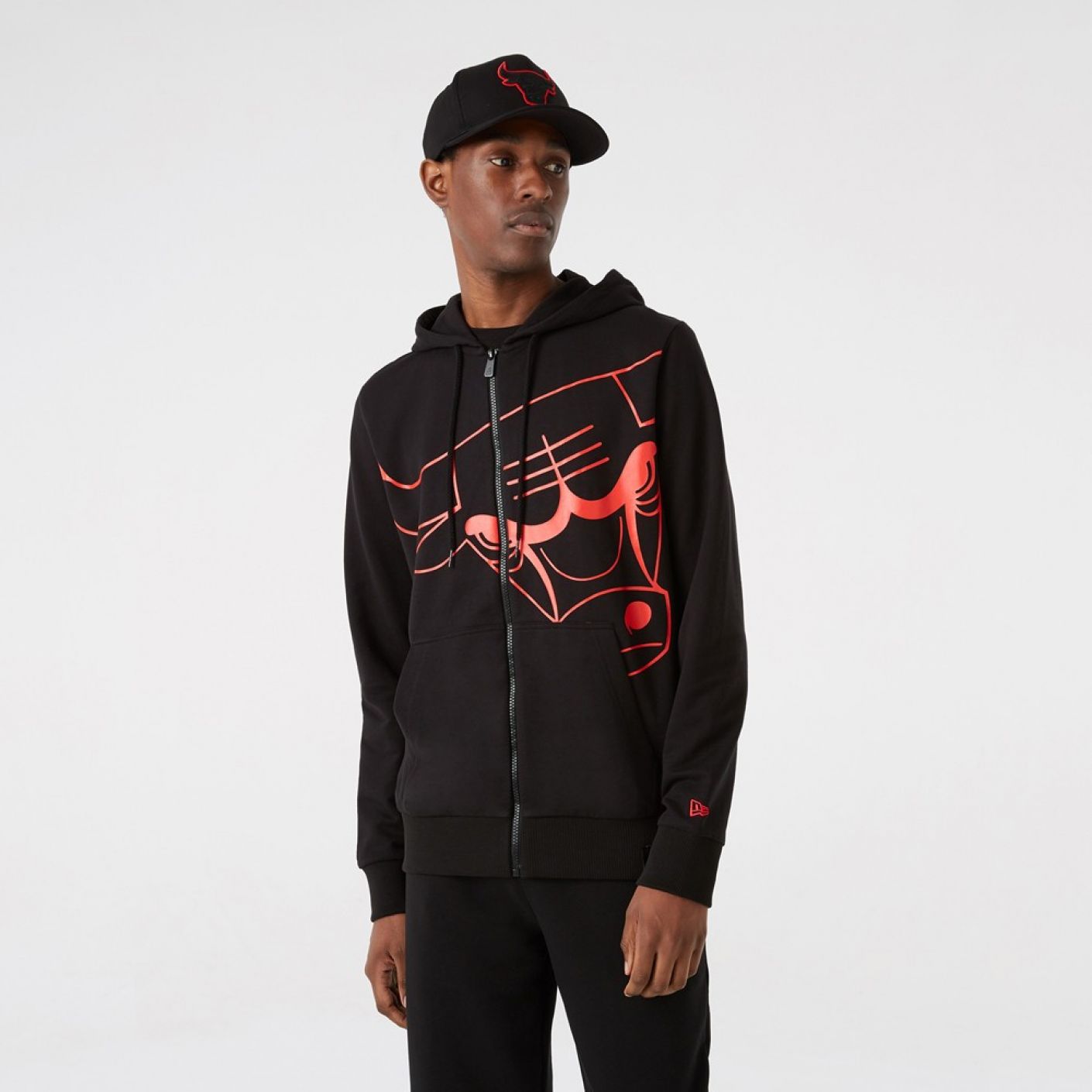 New Era NBA Enlarged Logo Chicago Bulls