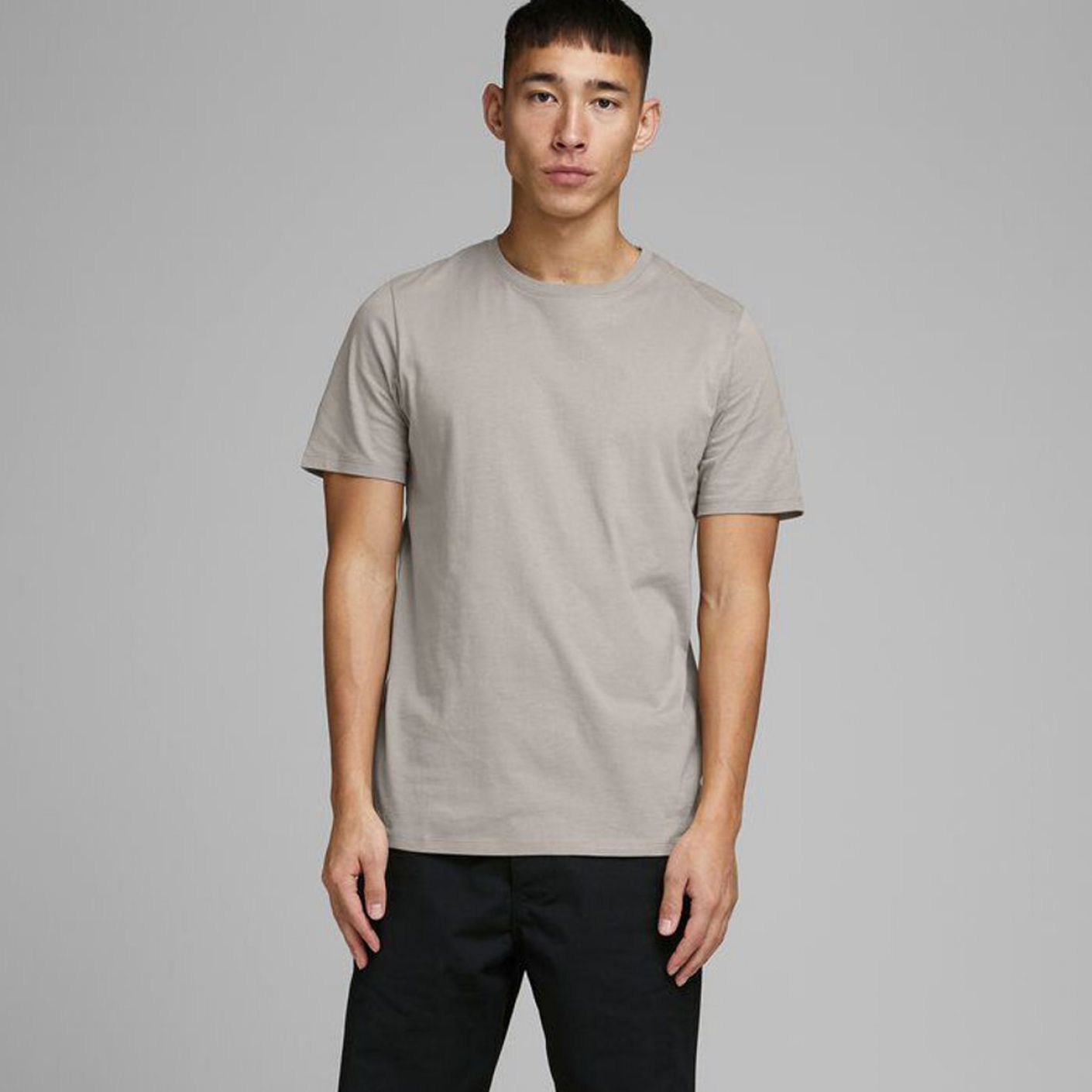 Jack & Jones Organic Cotton T-Shirt Grey