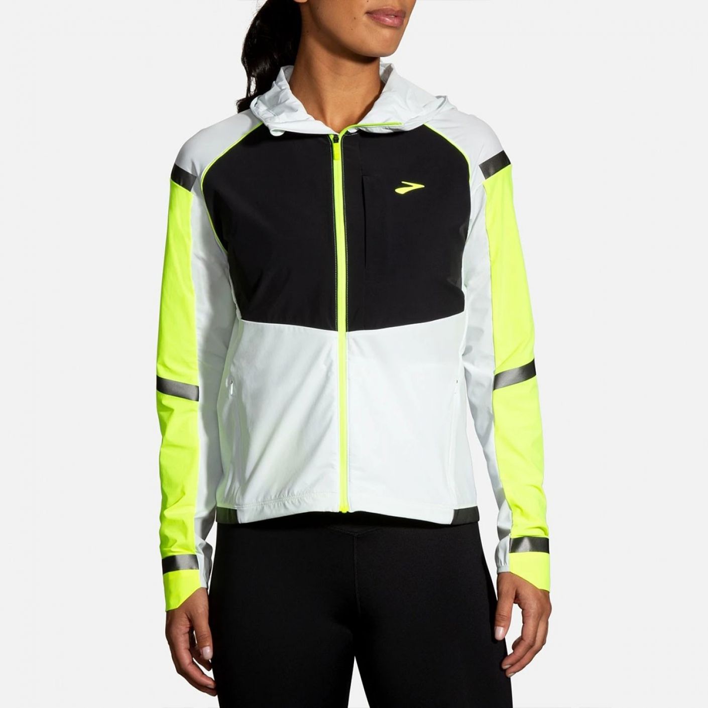 Brooks Women's Carbonite Running Jacket White