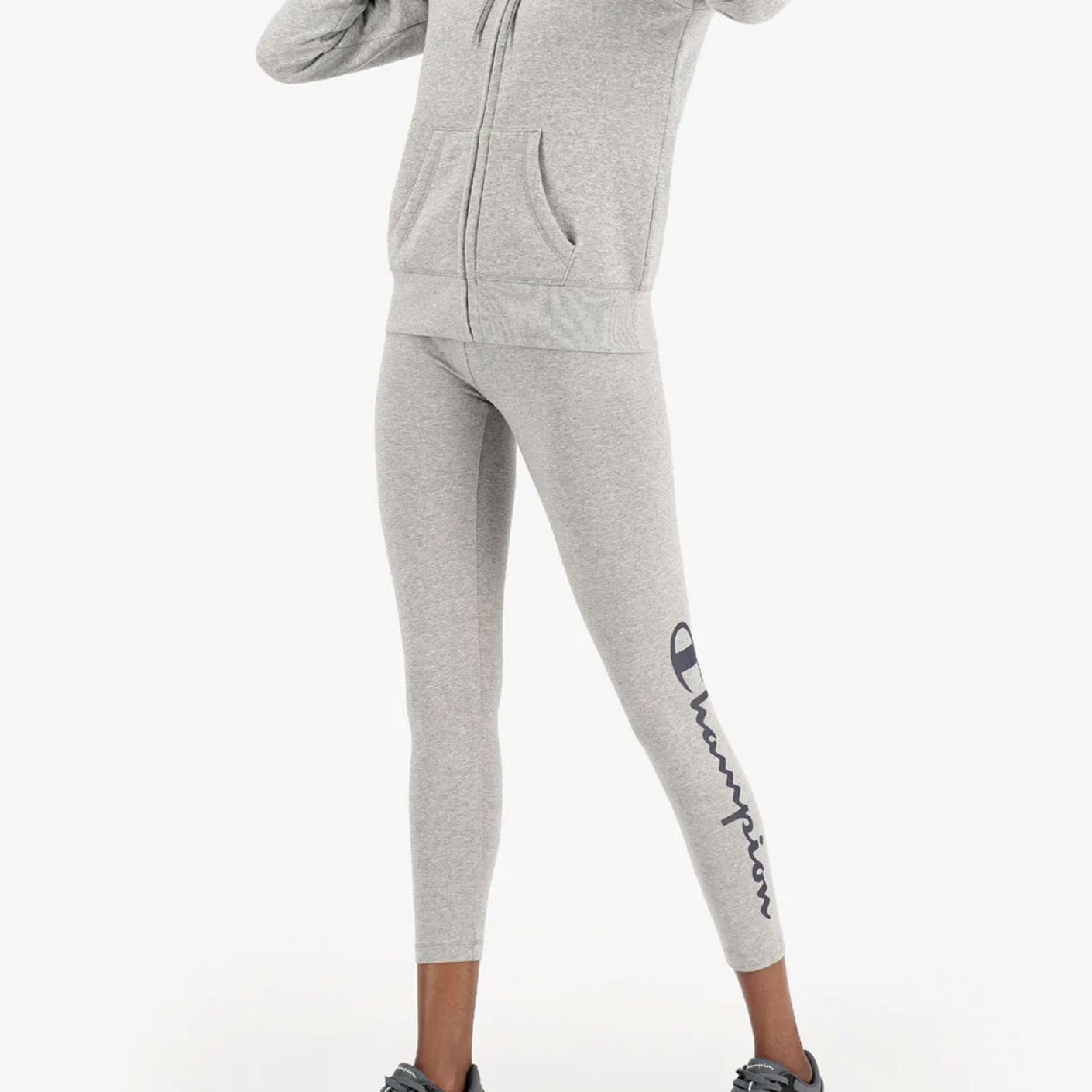 Champion Crop Leggings Grey Women