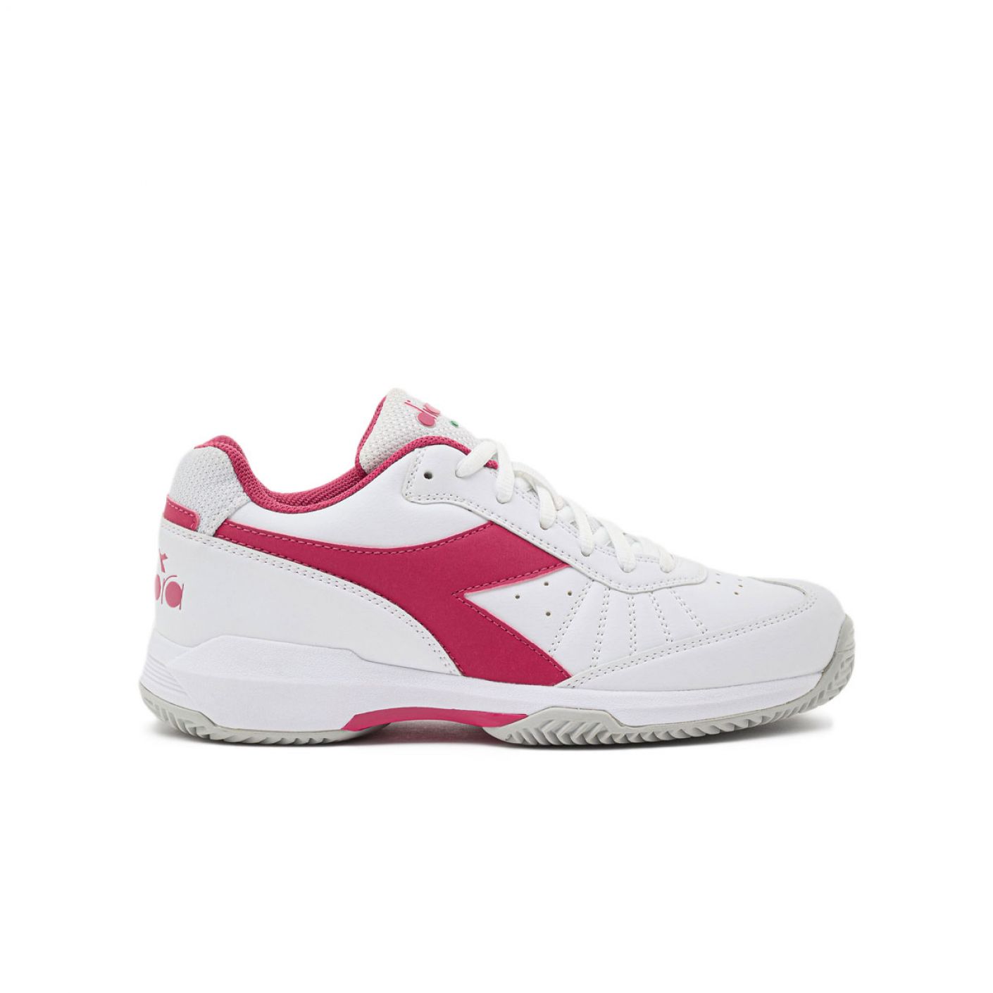 Diadora Challenge 3 SL Clay Damen Weiß-Pink Jazzy