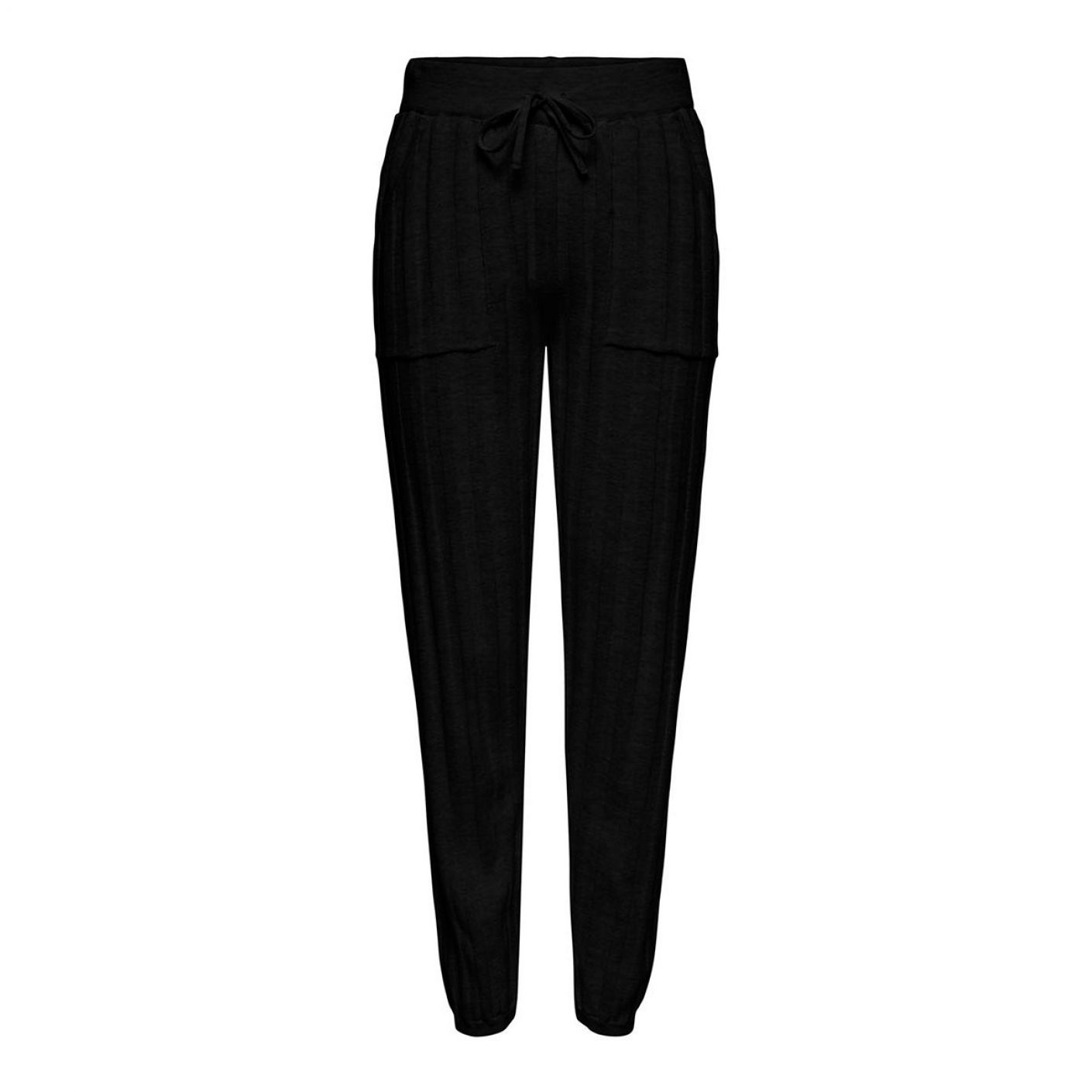 Only Onlnew Loose Knitted Pants Black