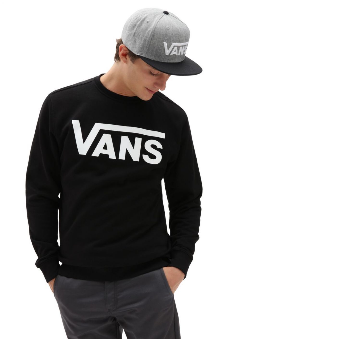 Vans Classic Crew II Black Sweatshirt