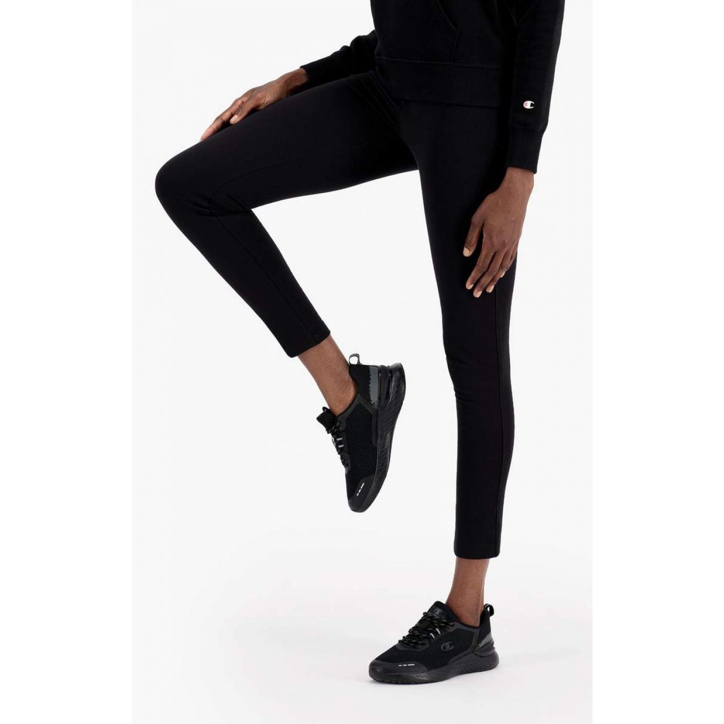 Champion Black Stretch Cotton Leggings