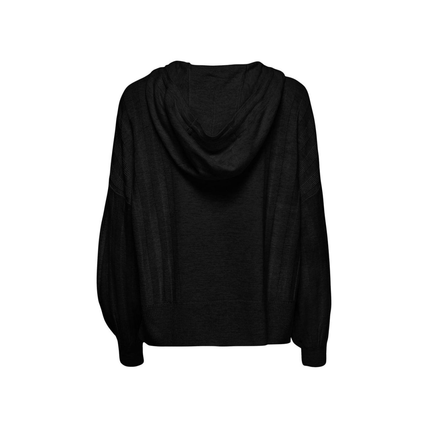 Only Locker sitzender Strickpullover Schwarz