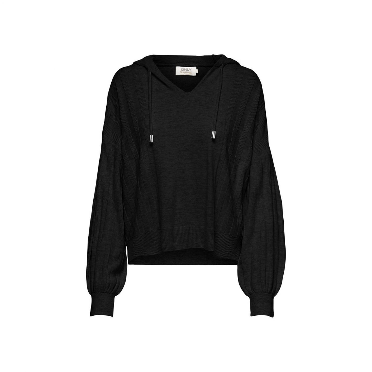 Only Loose Fitted Knitted Pullover Nero