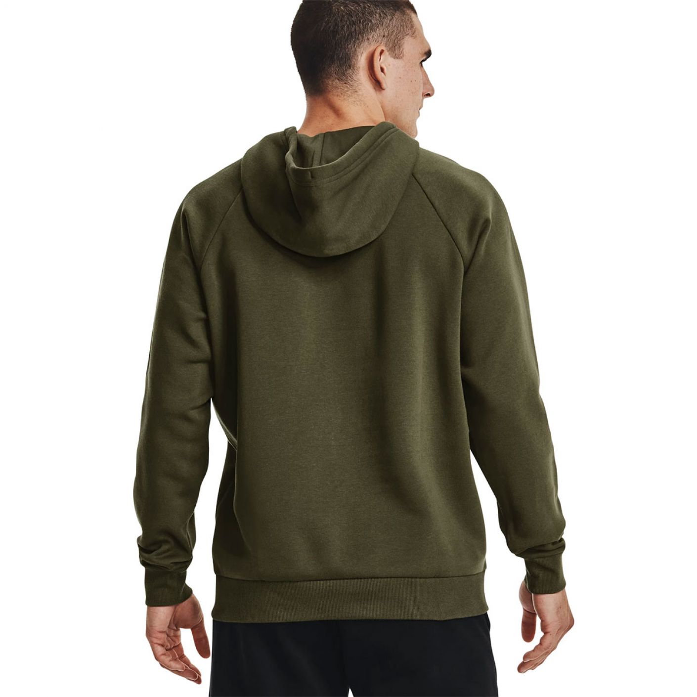 Under Armor Rival Fleece Signature Hd Military Green