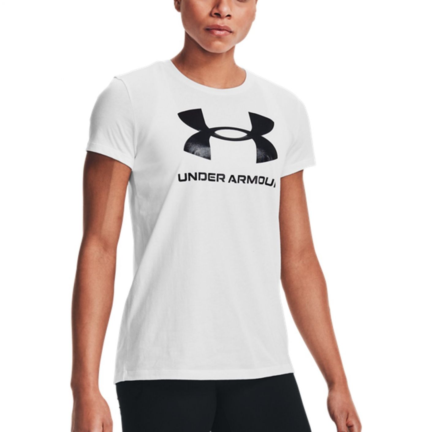 Under Armor Live Sportstyle Graphic Ssc White Women