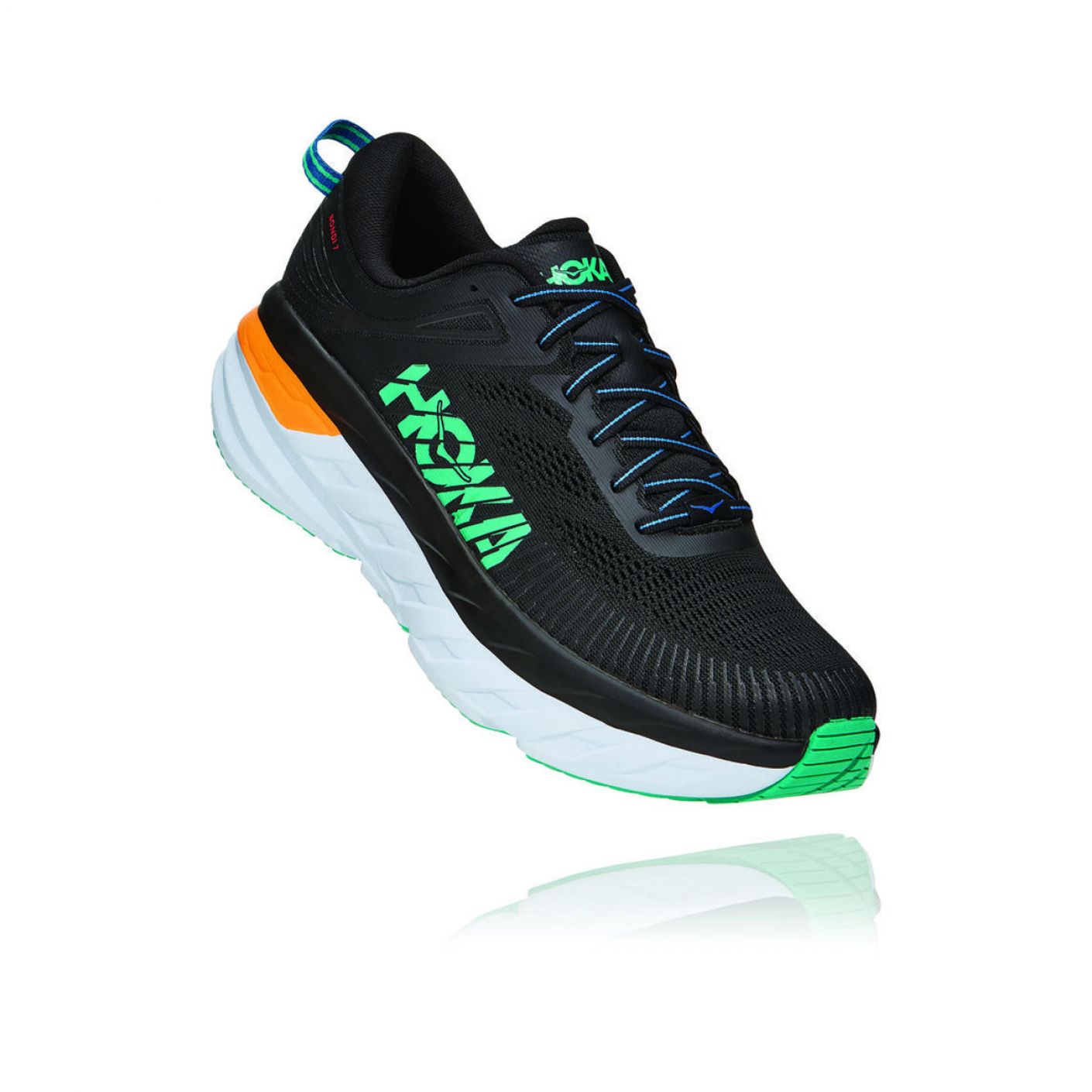 Hoka Bondi 7 Black-Atlantis da Uomo