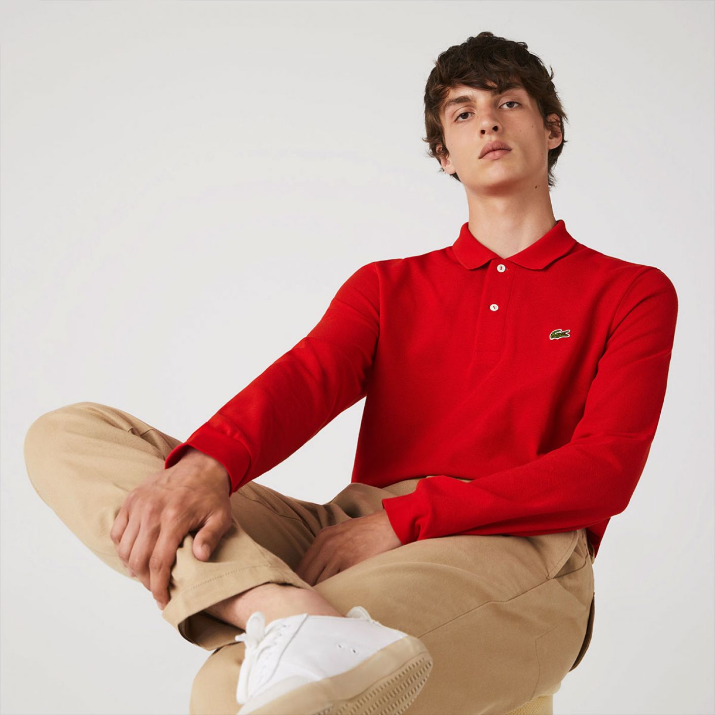 Lacoste Polo Long Sleeve 1312 Red