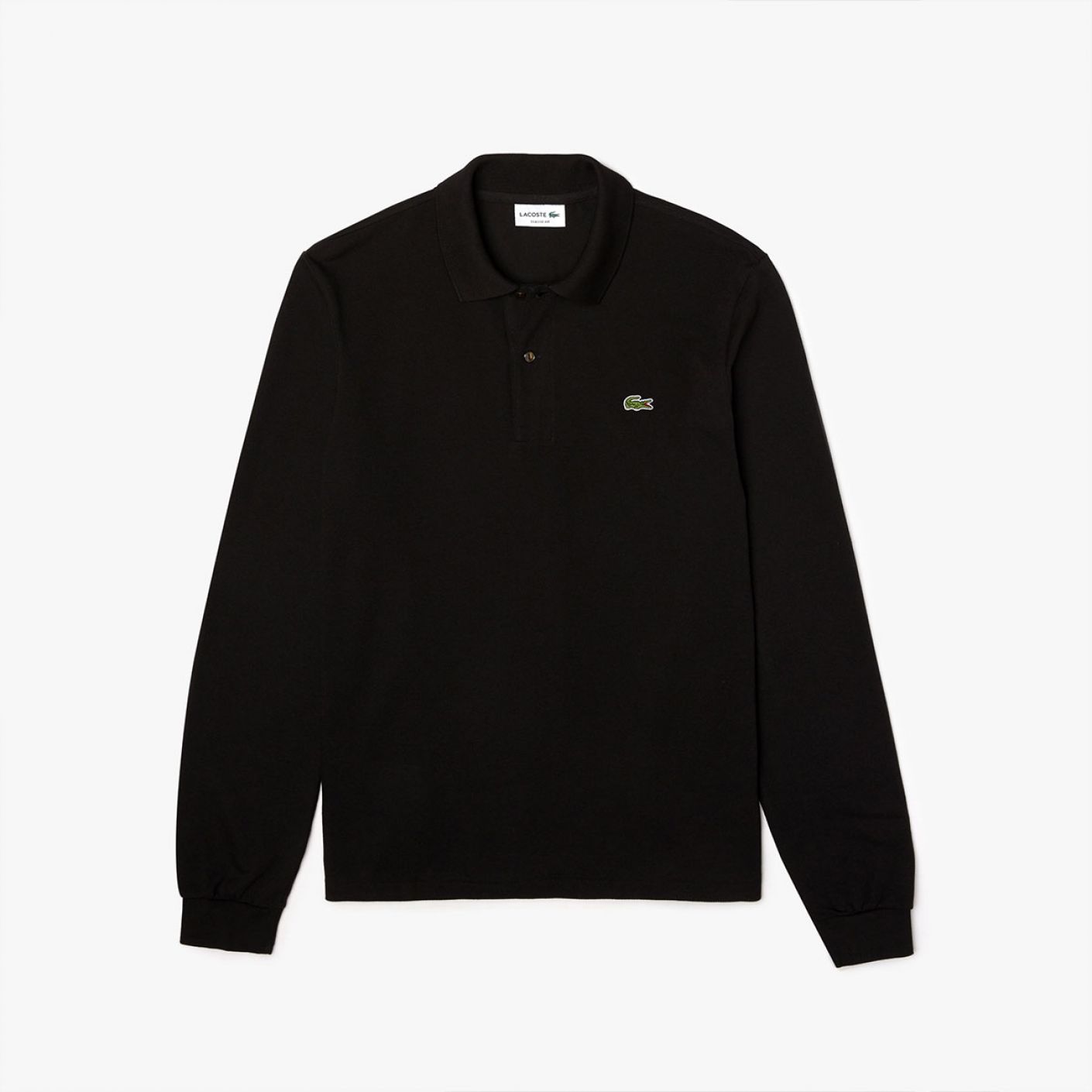 Lacoste Langarm-Polo 1312 Schwarz