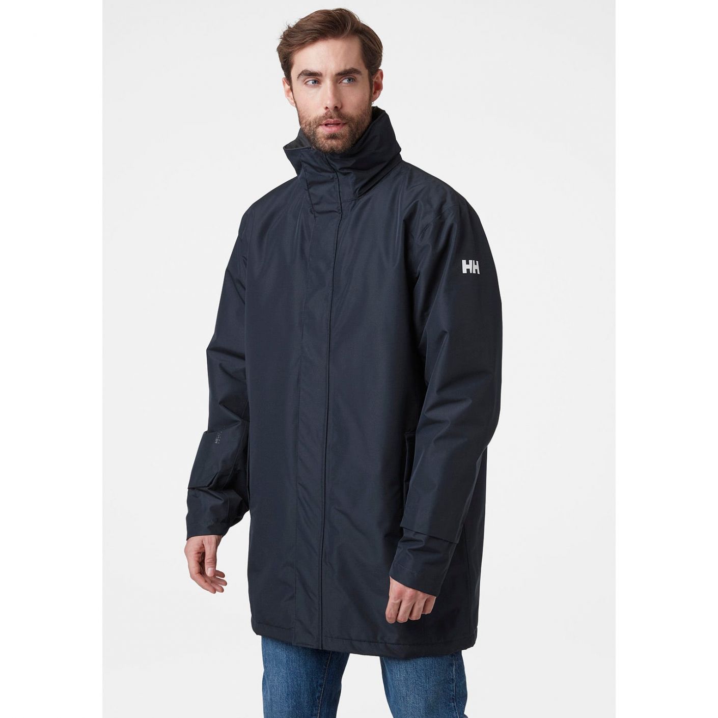 Helly Hansen Dubliner Insulated Long Jacket Navy Blue