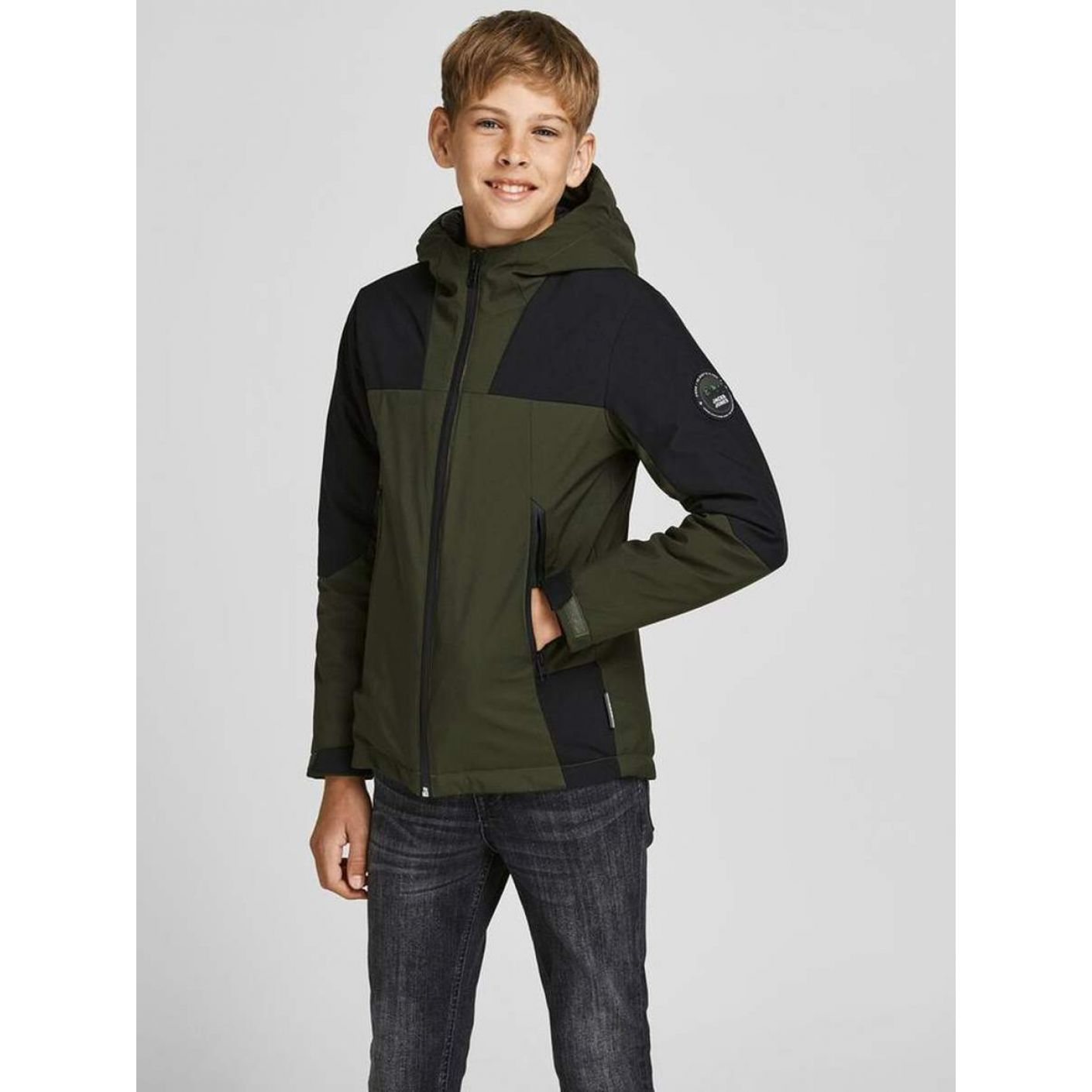 Jack & Jones Forest Night Kids' Hooded Winter Jacket