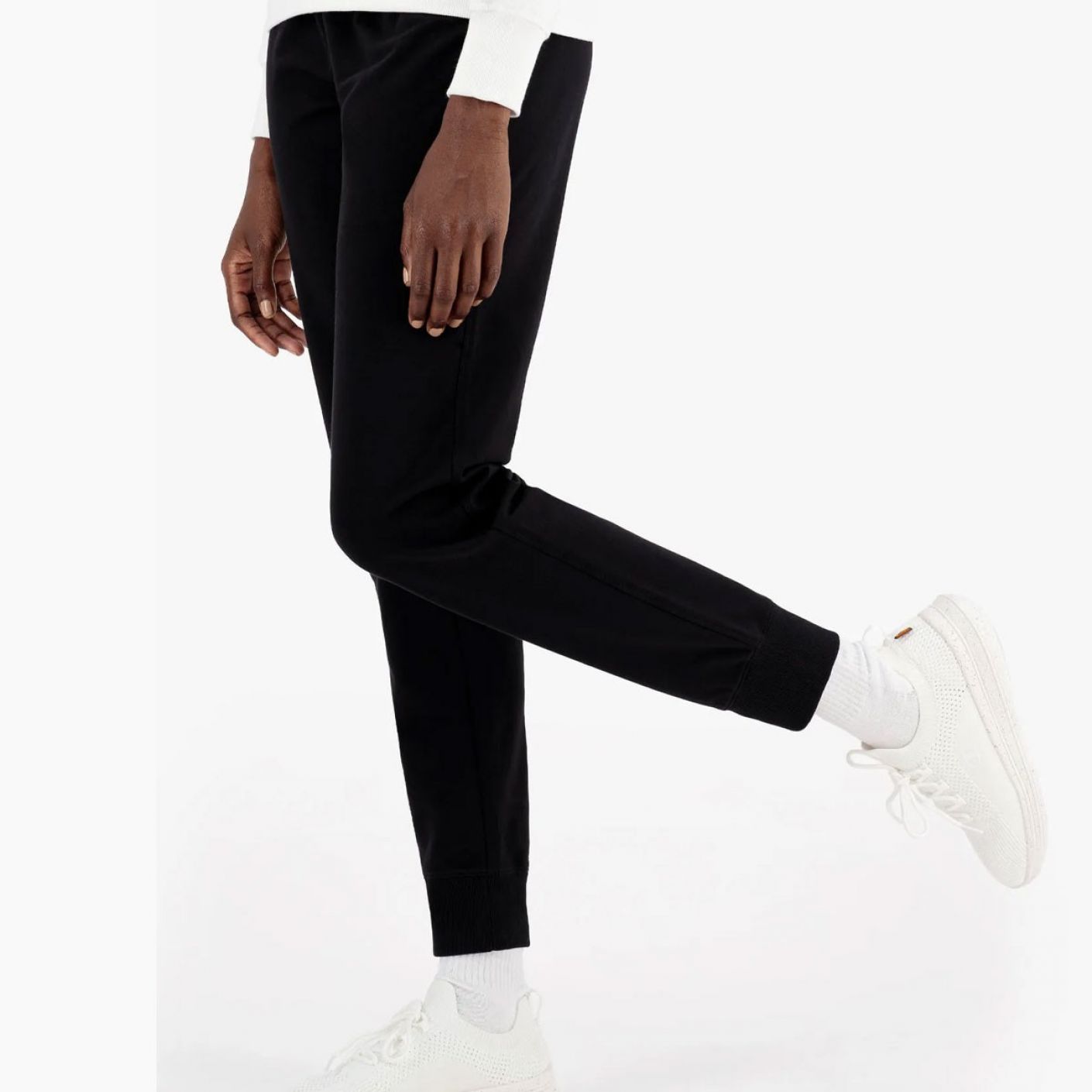 Champion Women's Black Cotton Terry Pants