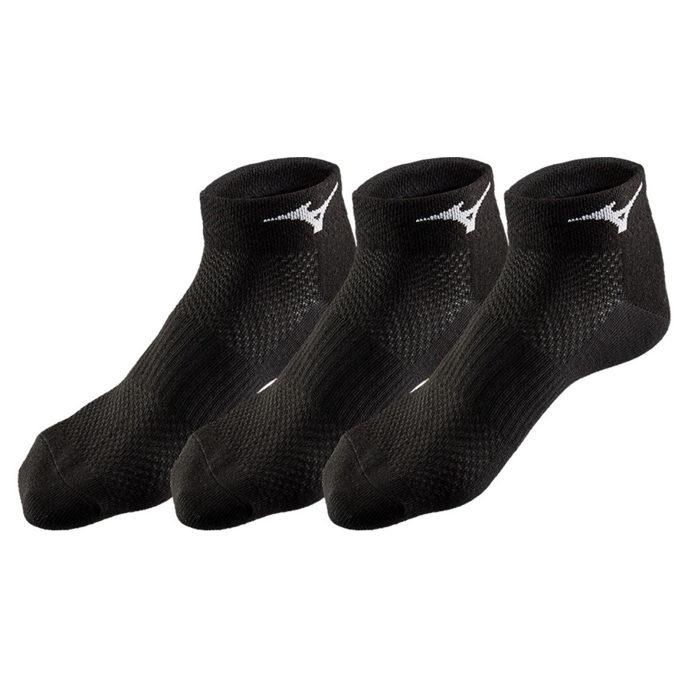 Mizuno Running-Training Mid Socks 3 pairs Black