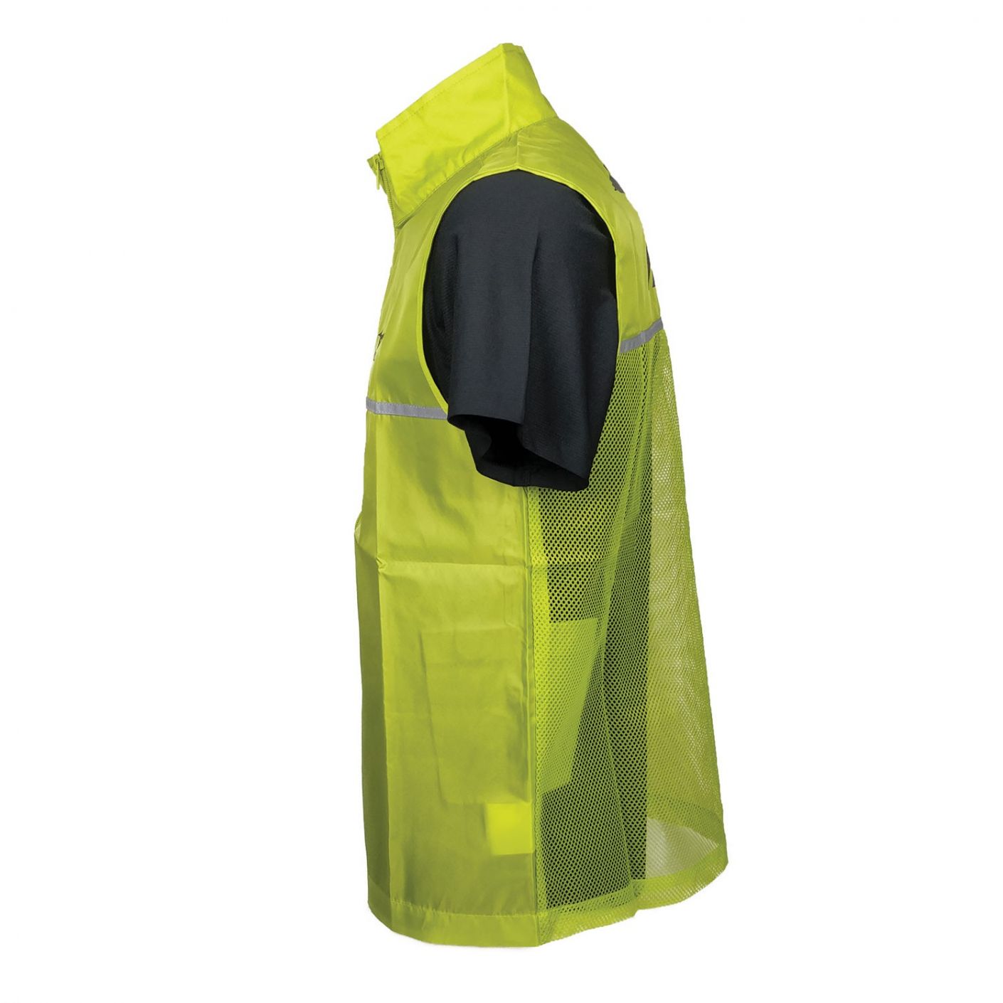 Mizuno Unisex Fluo Green Running Vest