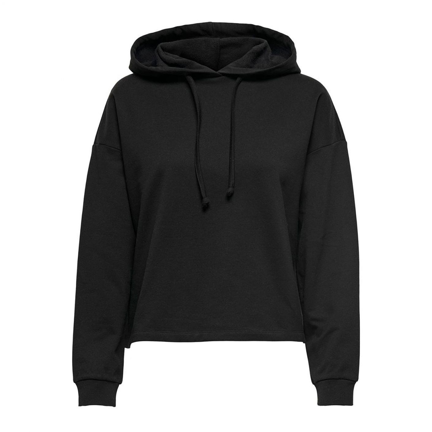 Only Felpa Onldreamer Life Hood Nera da Donna