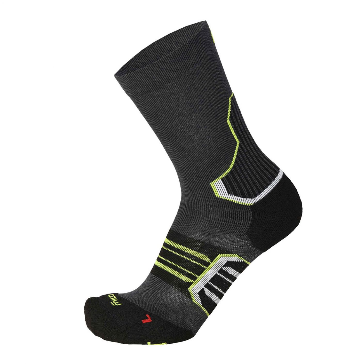 Mico Calza Trek Media Compression Oxi-Jet Nera